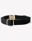 'Black' - Canvas Dog Collar