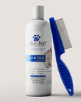 Flea and Tick Shampoo With Flea Comb