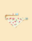 Strawberry Fields Butter Yellow Triangle Bandana