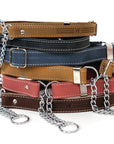 Martingale Leather Dog Collar