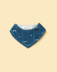 Reversible Denim Cherry Overalls Pet Bandana
