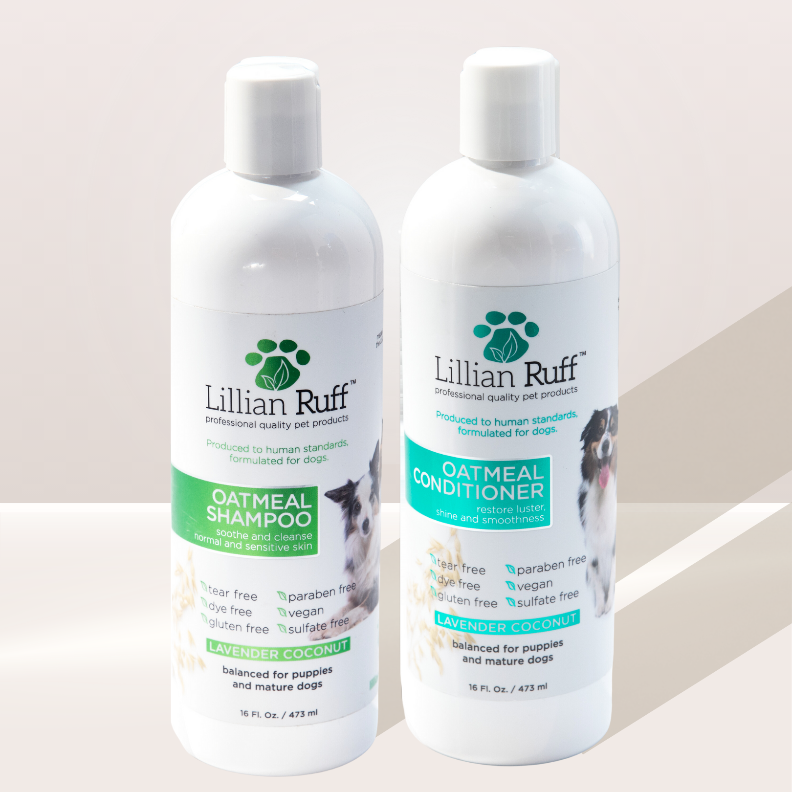 Lillian Ruff Oatmeal Shampoo Conditioner Set