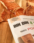 Pork Dog Treats, 5 Ounce Bag, Single Ingredient, High Protein