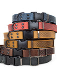 Celtic Sport Quick-Release Leather Dog Collar