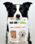 Turkey Dog Treats, 5 Ounce Bag, Single Ingredient, High Protein