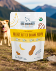 Dog Mamma's Organic Peanut Butter Banana Recipe - USDA Organic Certified Dog Treats