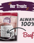 Beef Crumbles Cat Treats | High Protein Treats for Cats