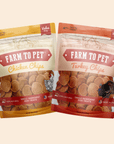 Turkey & Chicken Chip Dog Treat Duo | Single-Ingredient Poultry Treats for Dogs