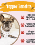Treat Topper Beef Dog Food Topper | Powdered Meal Topper for Pets