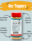 Treat Topper Fish Dog Food Topper | Low-Fat Meal Topper for Pets