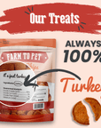 Turkey Chips for Dogs | All-Natural Single-Ingredient Healthy Dog Treats