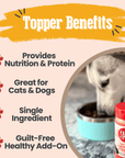 Treat Topper Turkey Dog Food Topper | Healthy Meal Supplement for Dogs
