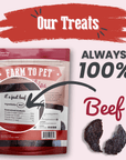 Beef Chips Dog Treats | Single-Ingredient Healthy Treats for Dogs