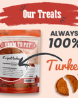 Turkey Chips for Dogs | All-Natural Single-Ingredient Healthy Dog Treats