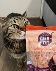 Turkey Crumbles for Cats | Grain-Free Cat Treats