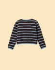 Bluebell Stripes Crop Cardigan