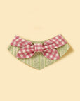 Picnic Bliss Floral Gingham Print Bandana