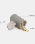 Waste Bag Holder - Vegan Leather - Bag Dispenser