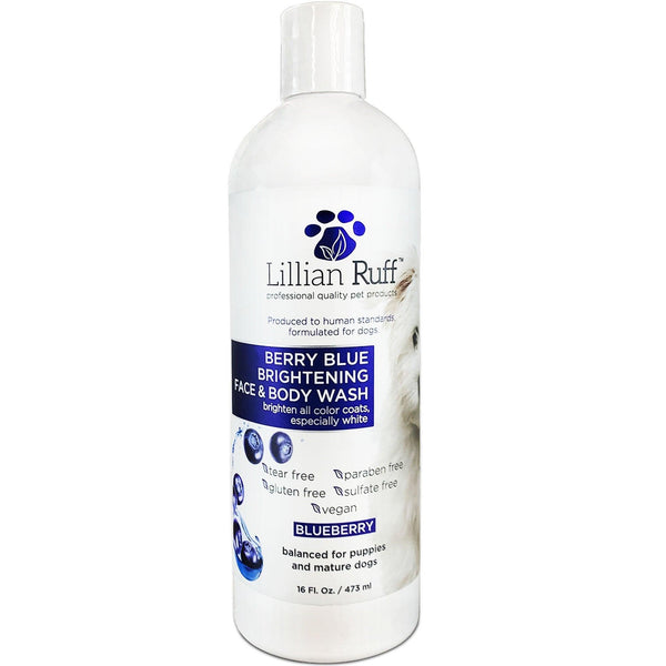 Berry Blue Brightening Face and Body Wash - Lillian Ruff-LR-BLUEBERRY-16OZ