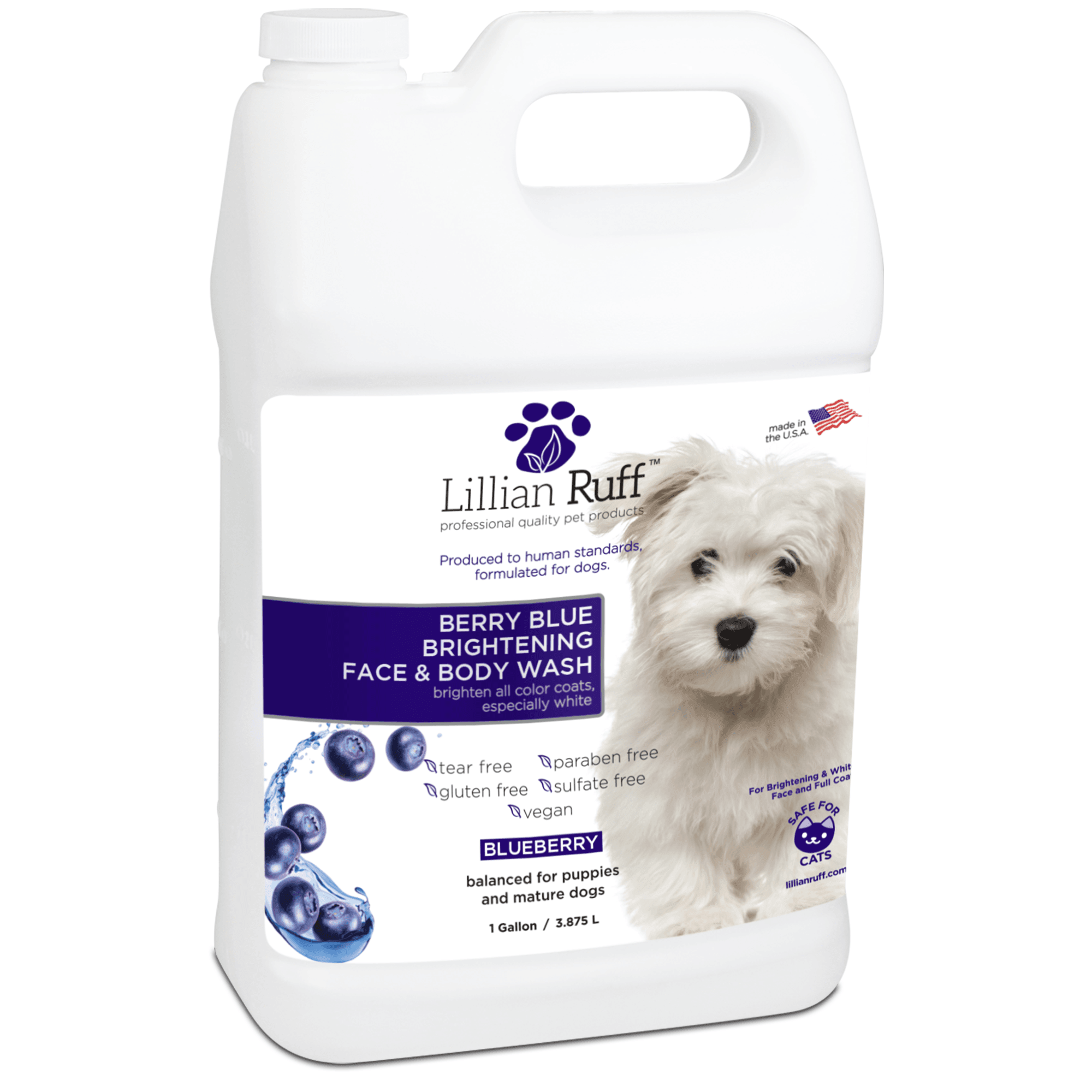 Berry Blue Brightening Face and Body Wash