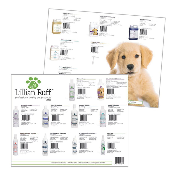 Wholesale Sell Sheet - Lillian Ruff-