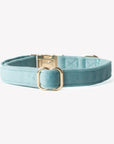 'Blue' - Velvet Dog Collar