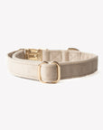 'Sand' - Velvet Dog Collar