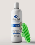 Flea & Tick Shampoo With Bath Brush