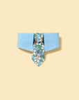 Blue Botanique Necktie Bandana