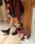 Rosé Bliss Thin Useless Striped Scarf (Free with Matching Sweater Purchase)