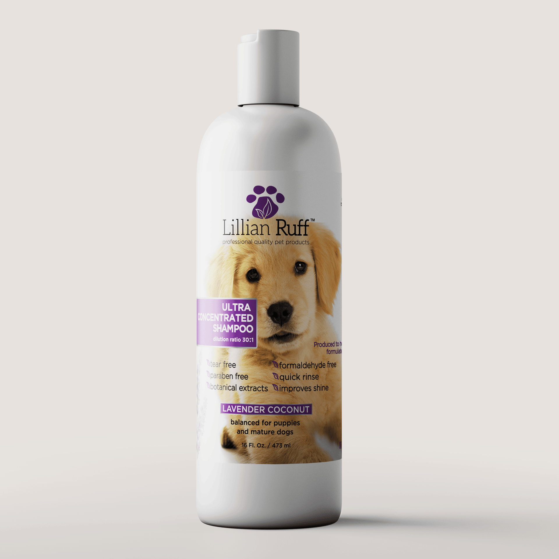 Professional Concentrated Dog Shampoo - Deep Clean Formula