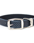 Celtic Double Buckle Style Leather Dog Collar