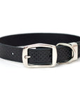 Celtic Double Buckle Style Leather Dog Collar