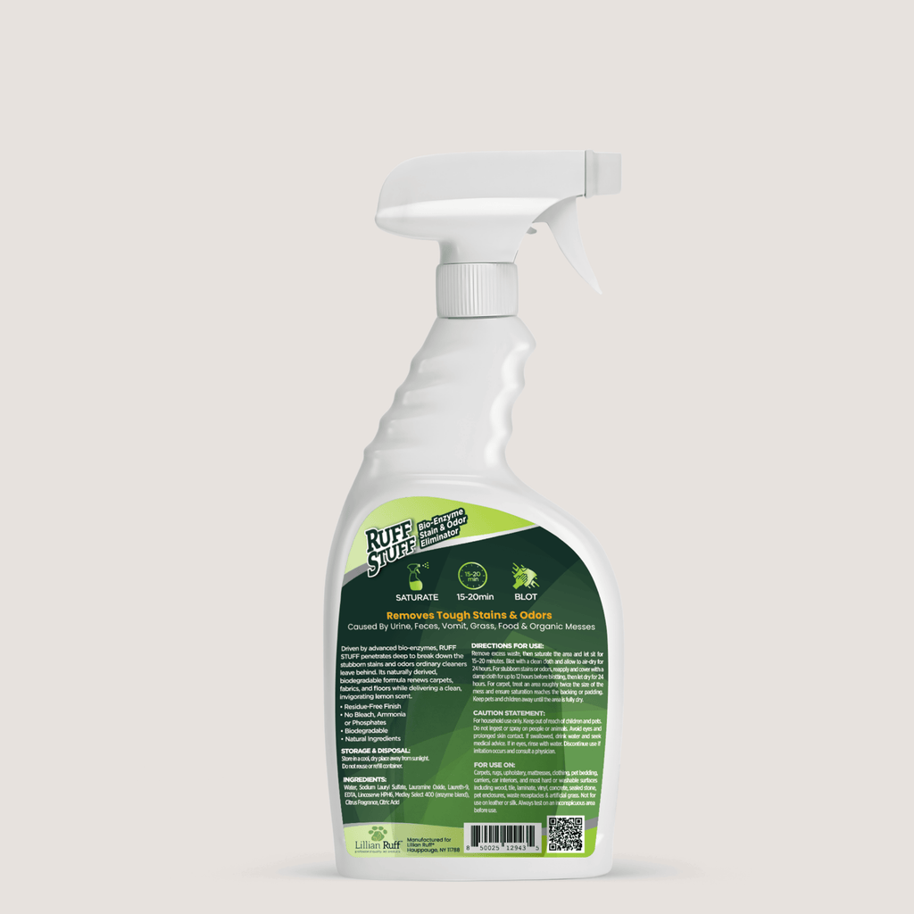 RUFF STUFF Bio-Enzyme Pet Stain & Odor Eliminator - Lillian Ruff