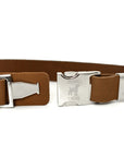 Modern Style Quick-Release Leather Dog Collar