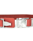 Modern Style Quick-Release Leather Dog Collar