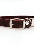 Celtic Double Buckle Style Leather Dog Collar