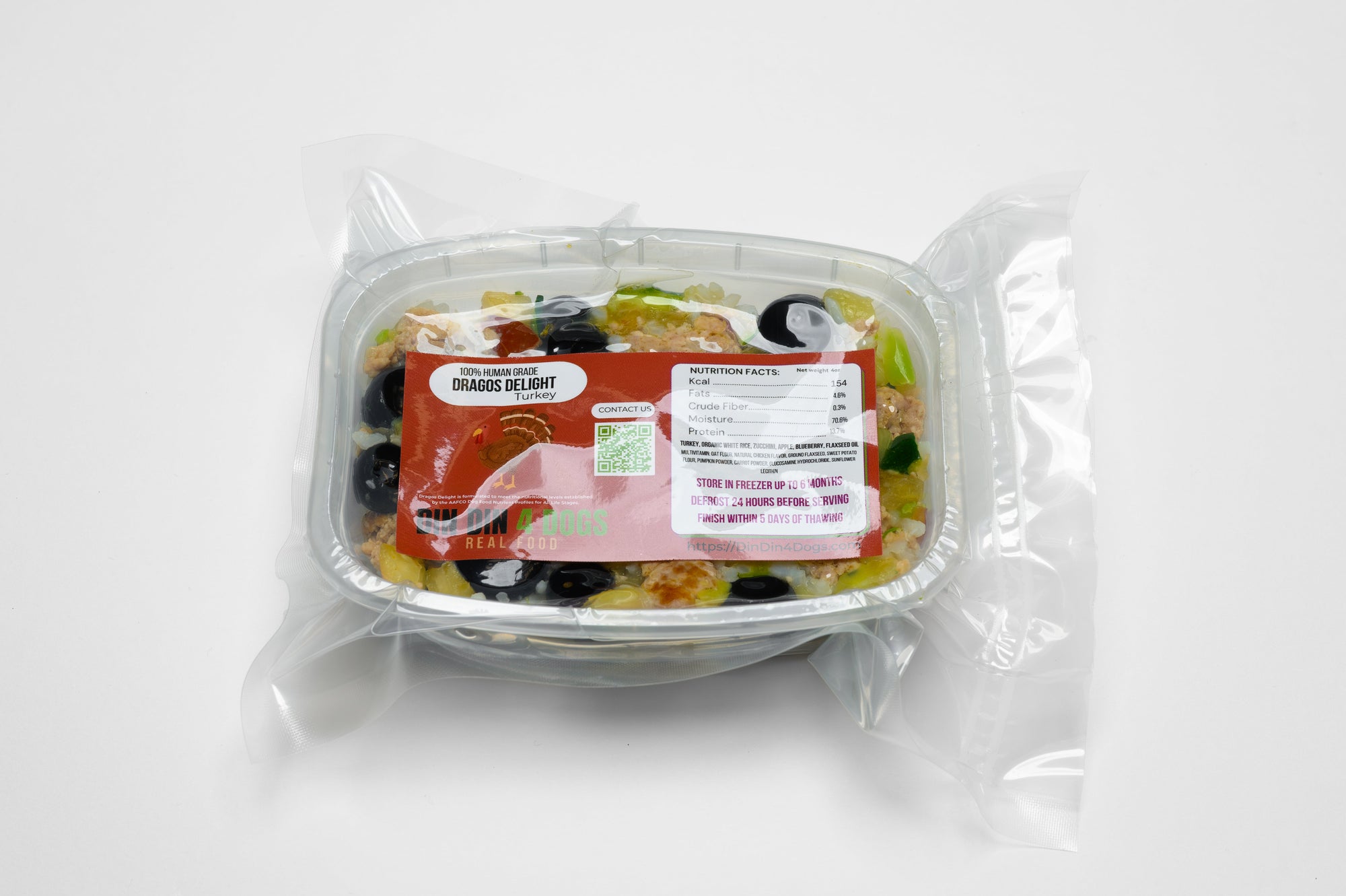 Tasty Turkey 30-Pack Small Breed 4oz Meals