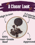 Beef Crumbles Cat Treats | High Protein Treats for Cats