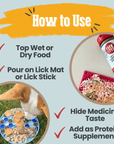 Treat Topper Fish Dog Food Topper | Low-Fat Meal Topper for Pets