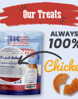 Americana Chicken Chips for Dogs | Celebrate with USA-made Dog Treats
