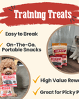 Puppy Packs 'n Snacks Dog Treat Starter Pack | Single-Ingredient Training Treats