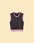 Cherries on Top Knit Vest