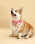 Christmas Morning Gingerbread Man Gingham Print Handmade Bandana