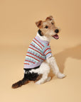 Pet & Me Spring Summer Lavender Ruffle Crochet Short Sleeve Polo Shirt
