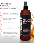 Waterless Shampoo Sandalwood-Amber