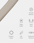 Leash 4ft - Vegan Leather - Cupertino