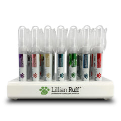 Acrylic Spray Display (with samples) - Lillian Ruff-LR-ACRYLICDISP-WSAMPLE