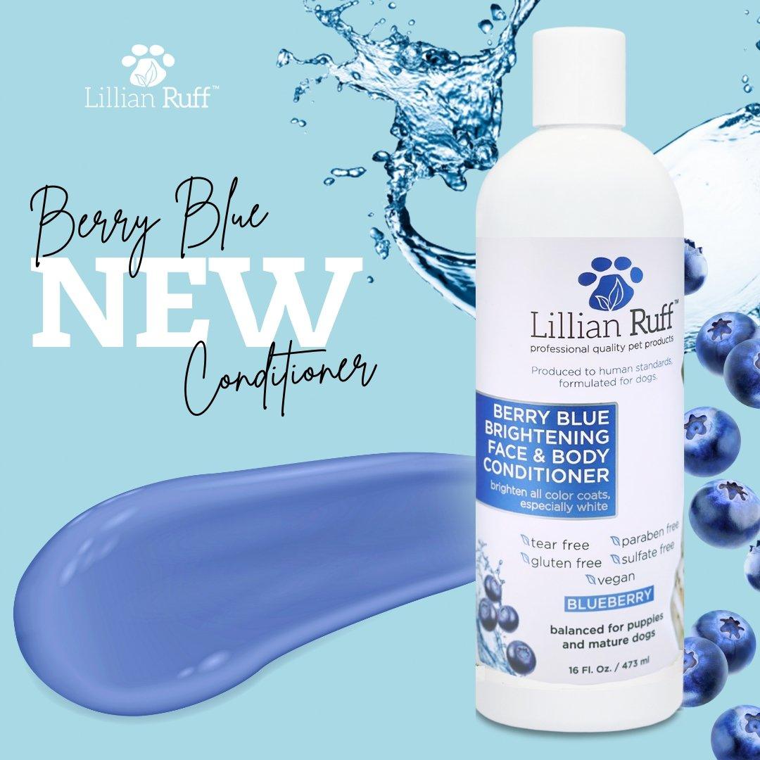 Berry Blue Brightening Face and Body Conditioner - Lillian Ruff-LR-BLUEBERRYCONDR-16OZ