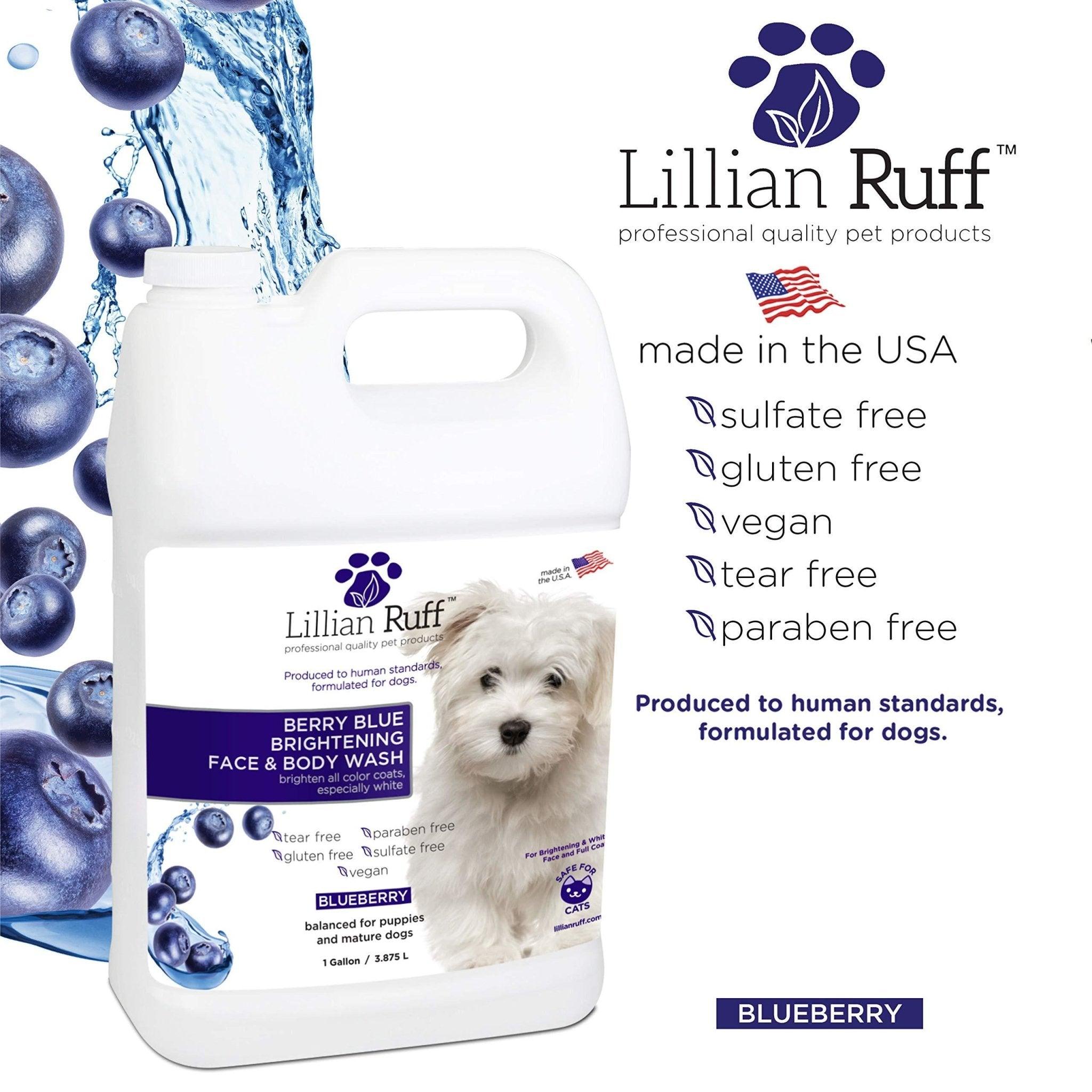 Berry Blue Brightening Face and Body Wash - Lillian Ruff-LR-BLUEBERRY-GALLON
